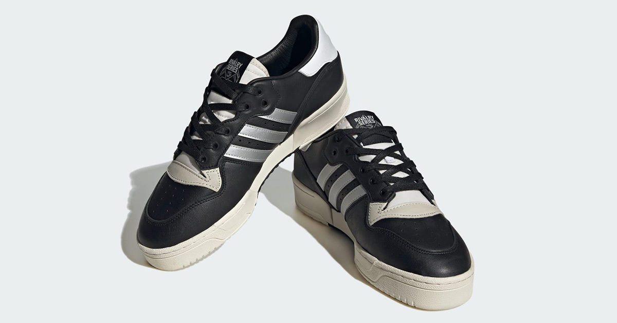 Der 80er-Jahre-Hoop-Style trifft auf zeitlosen Luxus bei dem adidas Rivalry Low Consortium