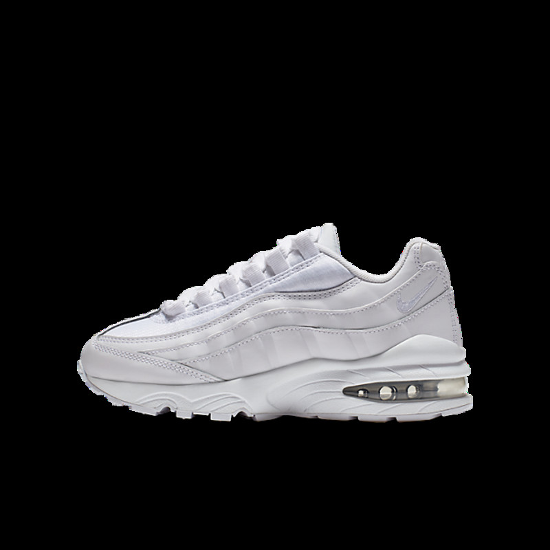 Nike Air Max 95 White Metallic Silver (GS) | 905348-104