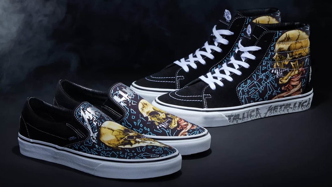 Metallica und Vans droppen zwei Sneaker zum 30-jährigen Jubiläum von „The Black Album“