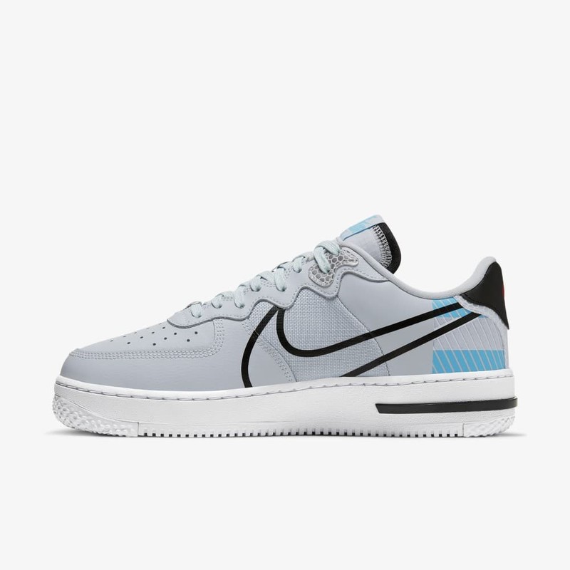 3M x Nike Air Force 1 React D/MS/X Grey | CT3316-001