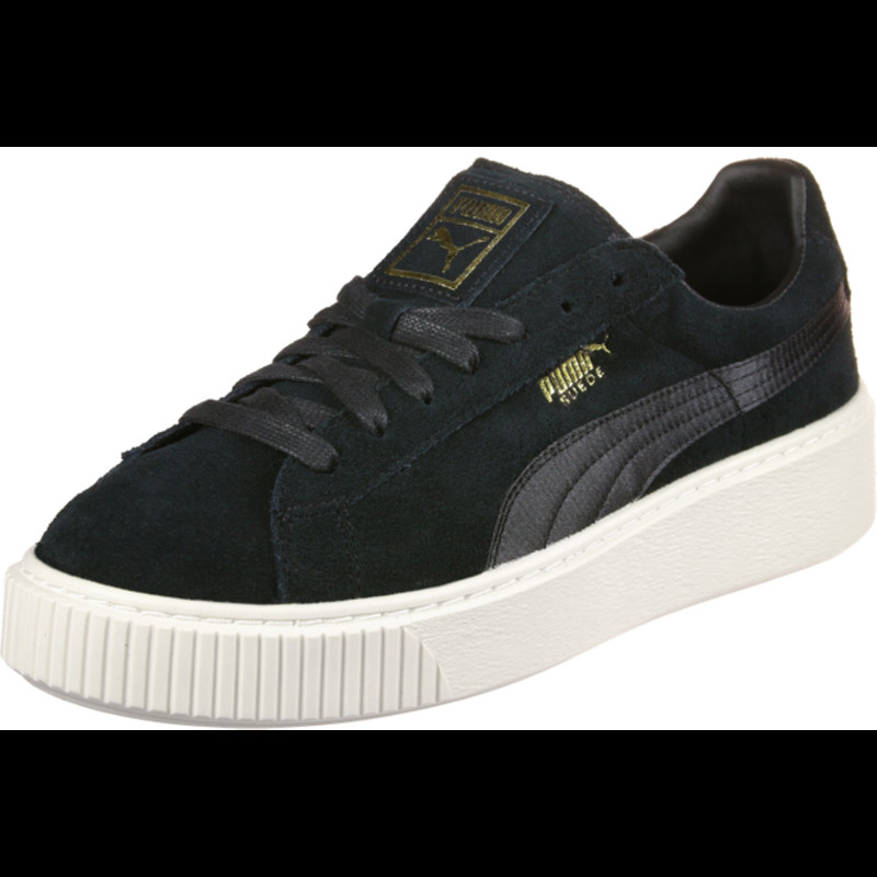 Puma suede best sale platform mono satin