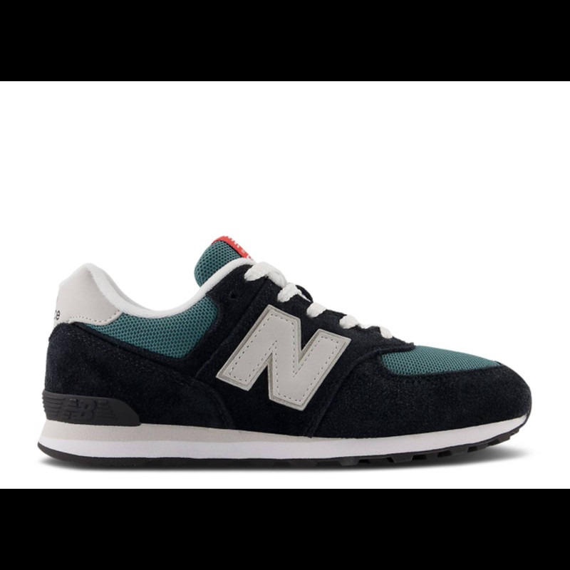 New Balance 574 Big Kid 'Black New Spruce' | GC574MGH