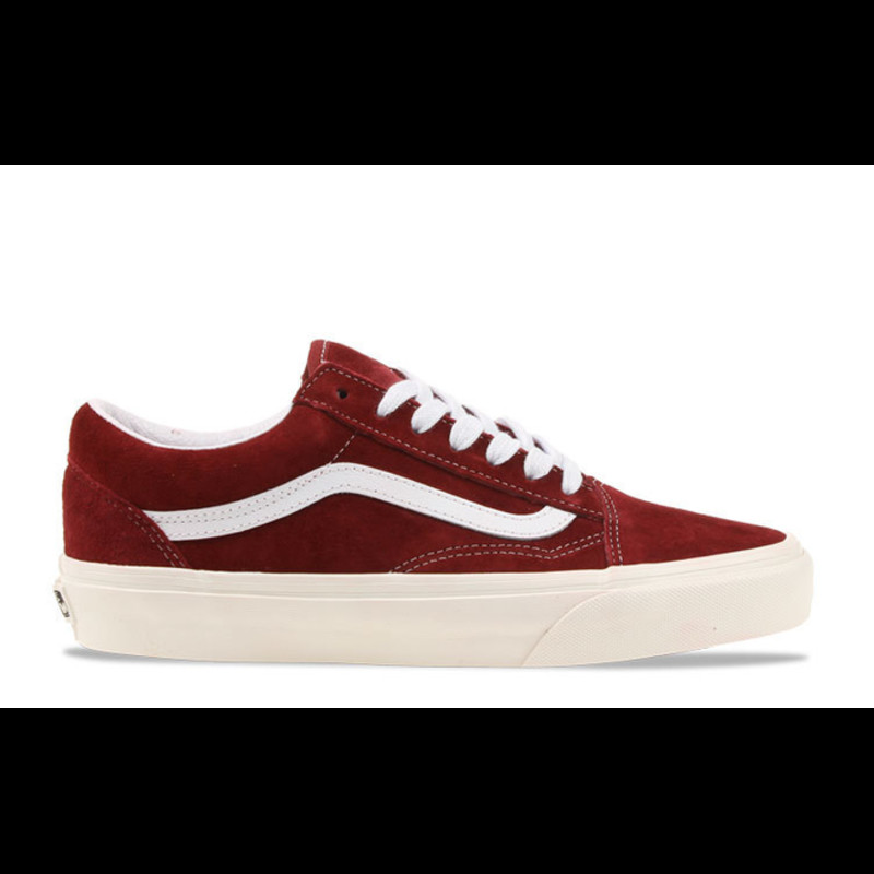 Vans old cheap skool bordeaux femme