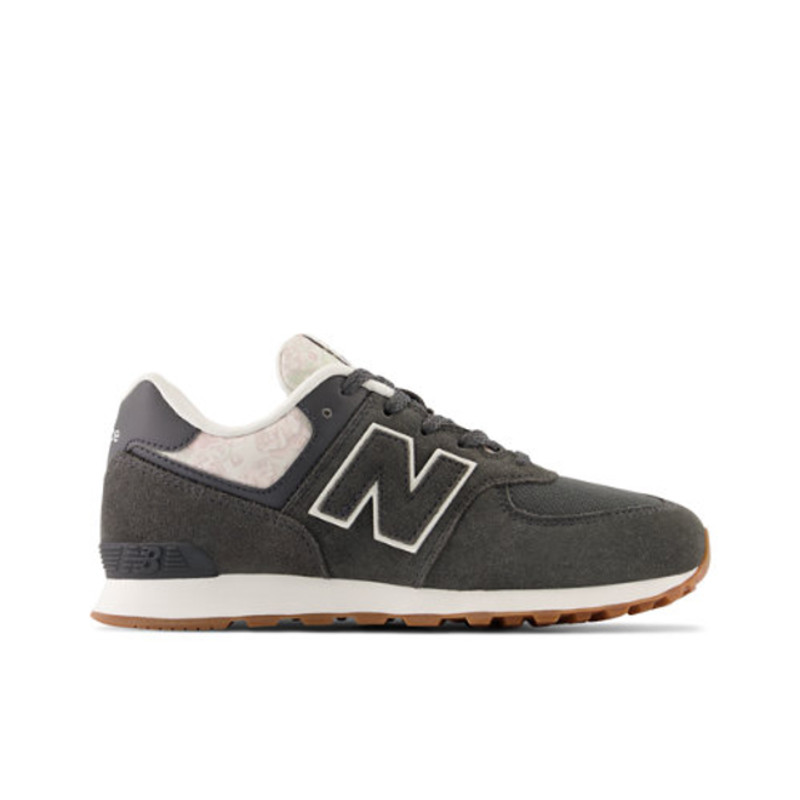 New Balance 574 Big Kid 'Floral - Blacktop Gum' | GC574WC1