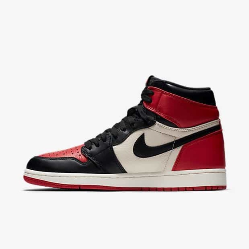 Air Jordan 1 High OG Bred Toe | 555088-610