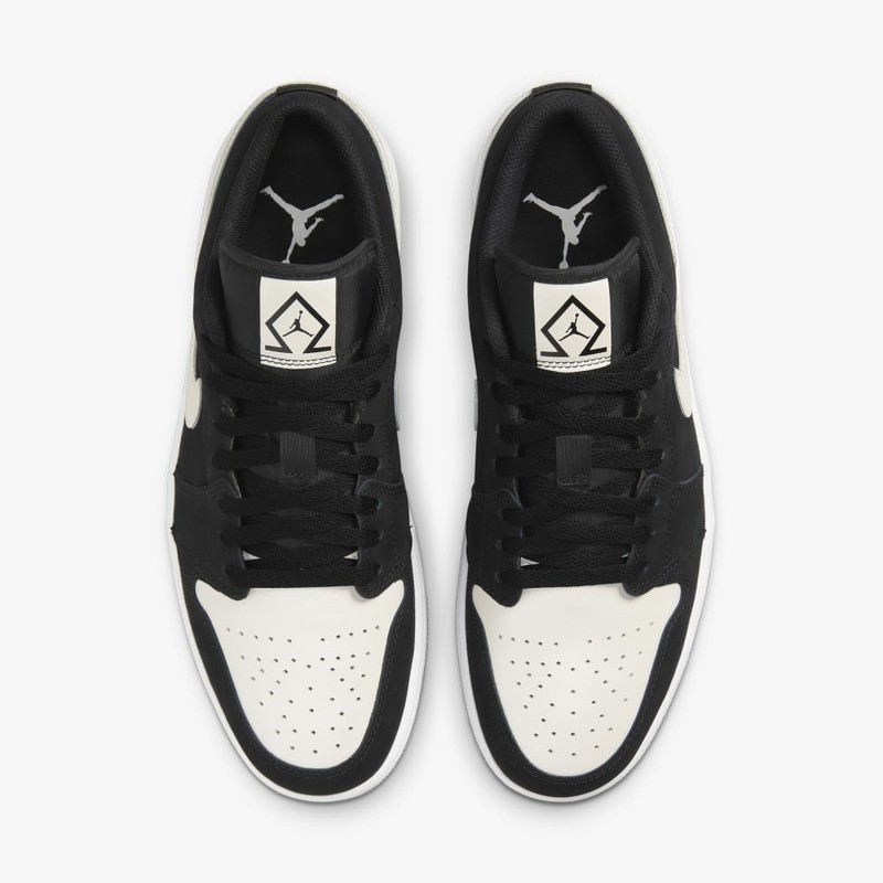 Air Jordan 1 Low Black/White Diamond | DH6931-001