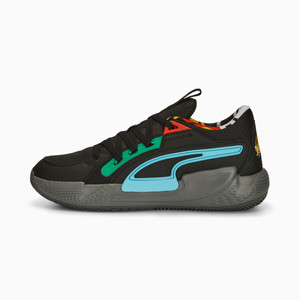 PUMA Court Rider Chaos Black Basketball Shoe Sneakers | 378265-01