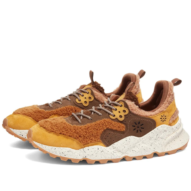 YMC x Flower Mountain Shearling Suede Trainer | 1G620012016499-01