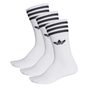adidas Solid Crew Sock Wit | S21489