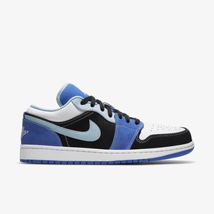 Air Jordan 1 Low Black/Blue | DH0206-400