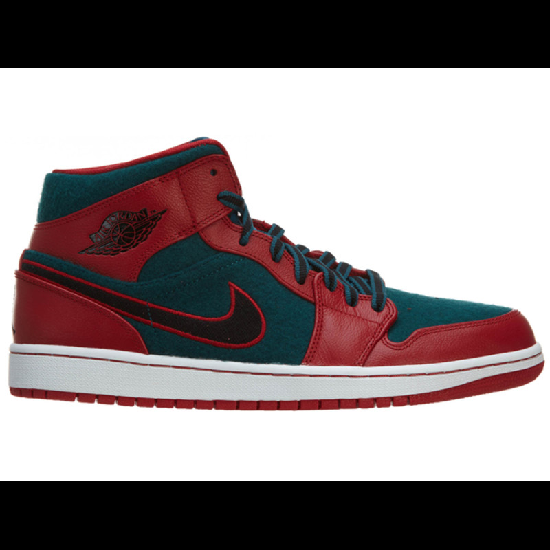 Jordan Air Jordan 1 Mid Gym Red/Black-Dark Sea | 633206-608 | Grailify