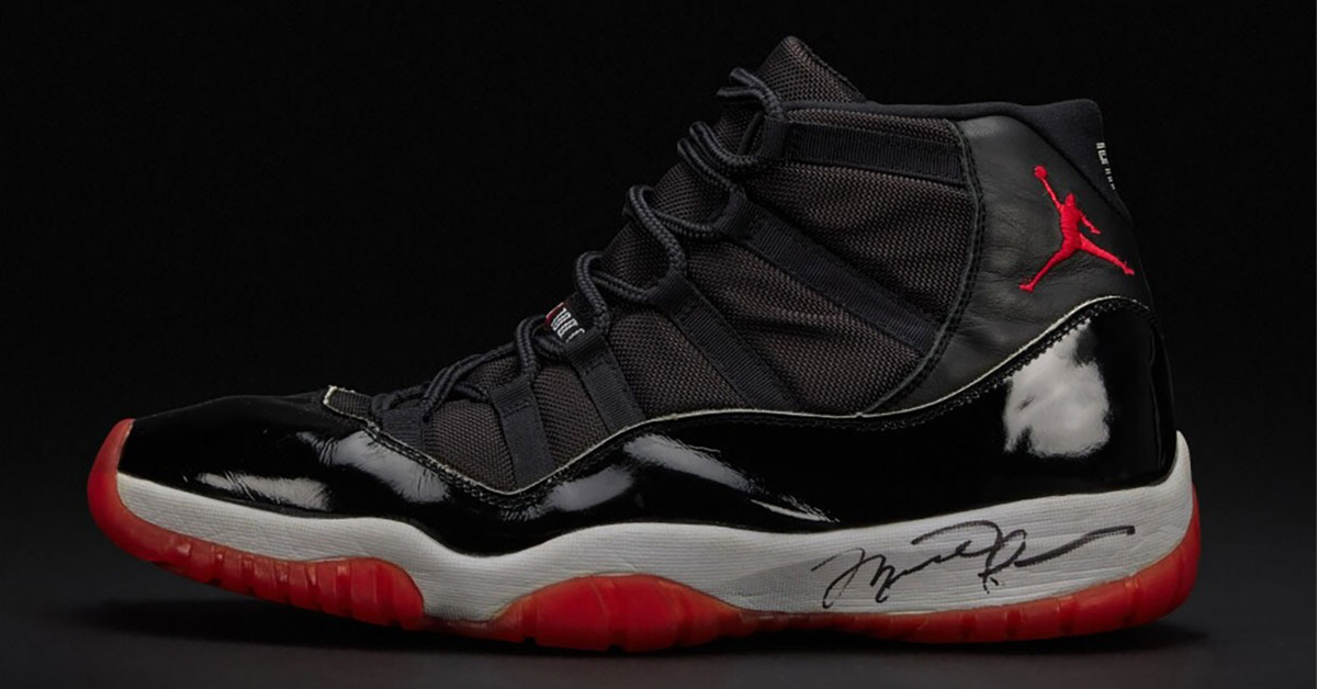 Michael Jordans im Spiel getragene "Bred" AJ 11s erzielen $482.600 bei Auktion