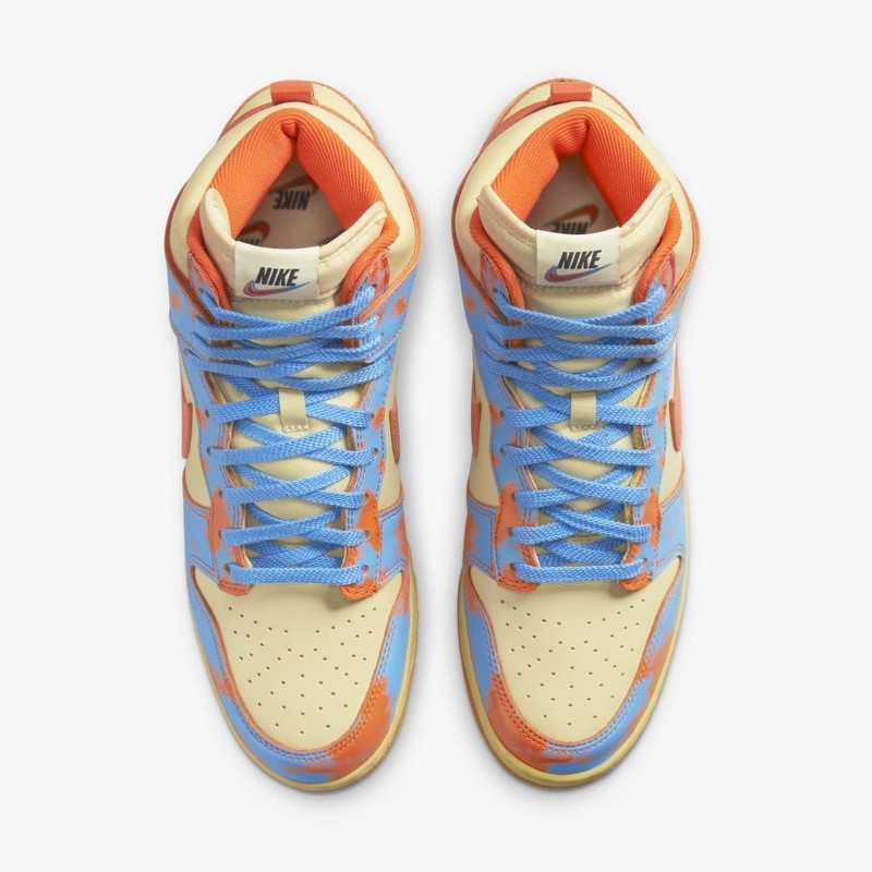 Nike Dunk High 1985 Orange Acid Wash | DD9404-800