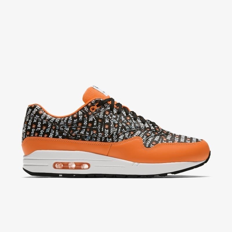 Nike Air Max 1 Just Do It AOP Orange | 875844-008