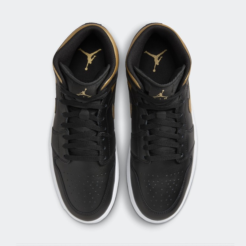 Air Jordan 1 Mid "Black/Metallic Gold" | DQ8426-071