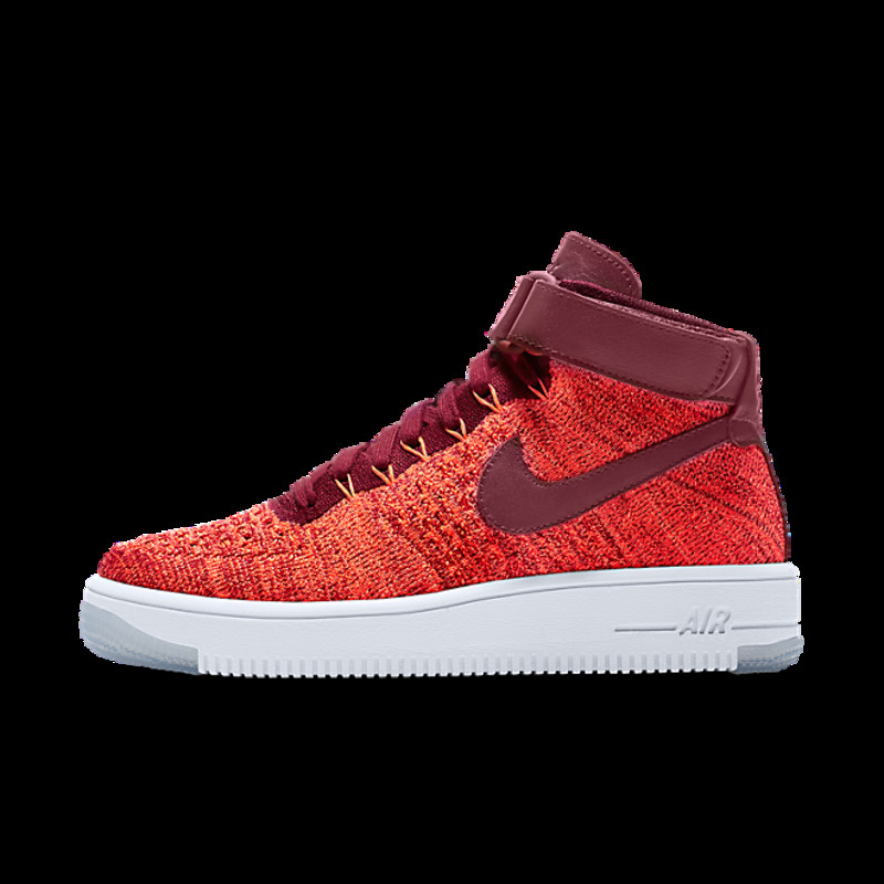 Nike Air Force 1 Flyknit Total Crimson Team Red (W) | 818018-800