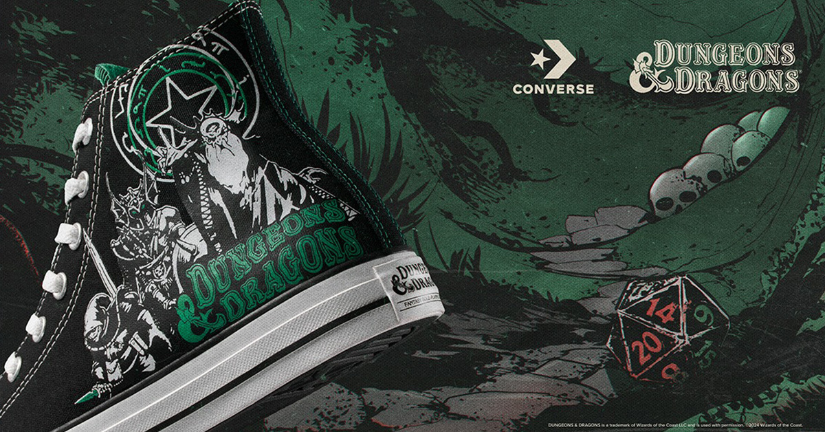 Dungeons & Dragons x Converse: 50 Jahre Fantasie mit limitierter Schuhkollektion gefeiert