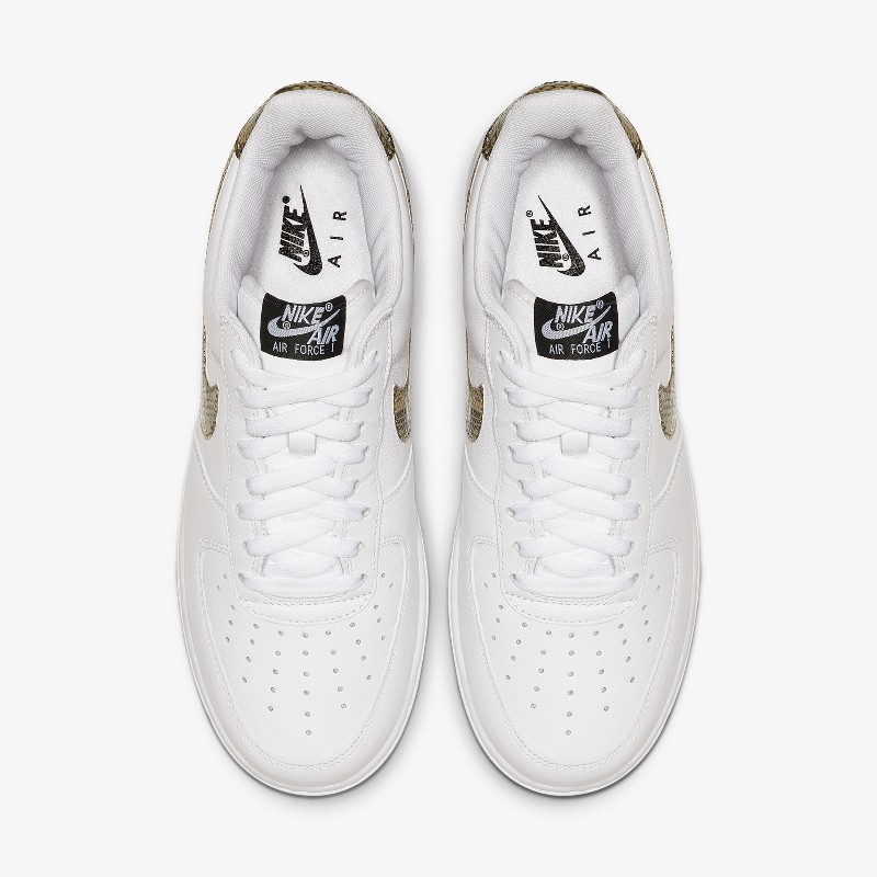 Nike Air Force 1 Low QS Premium Ivory Snake | AO1635-100