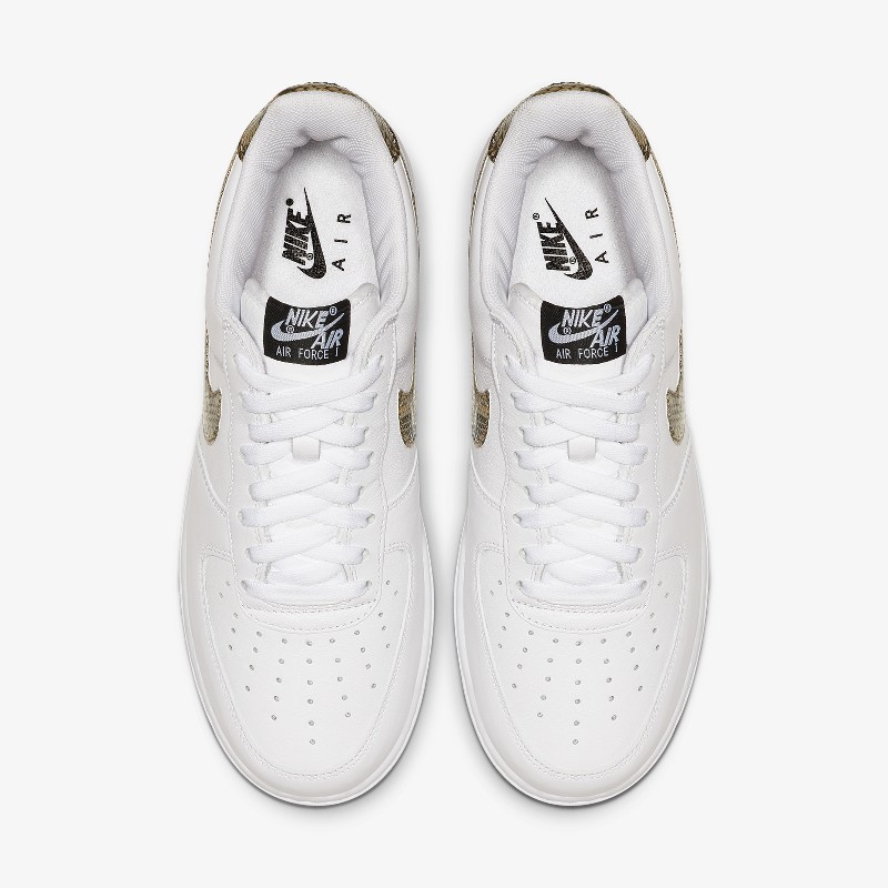 Nike Air Force 1 Low QS Premium "Ivory Snake" | AO1635-100