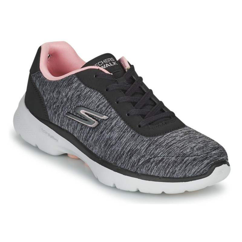 Skechers  GO WALK 6  women's Shoes (Trainers) in Grey | 124506-BKPK