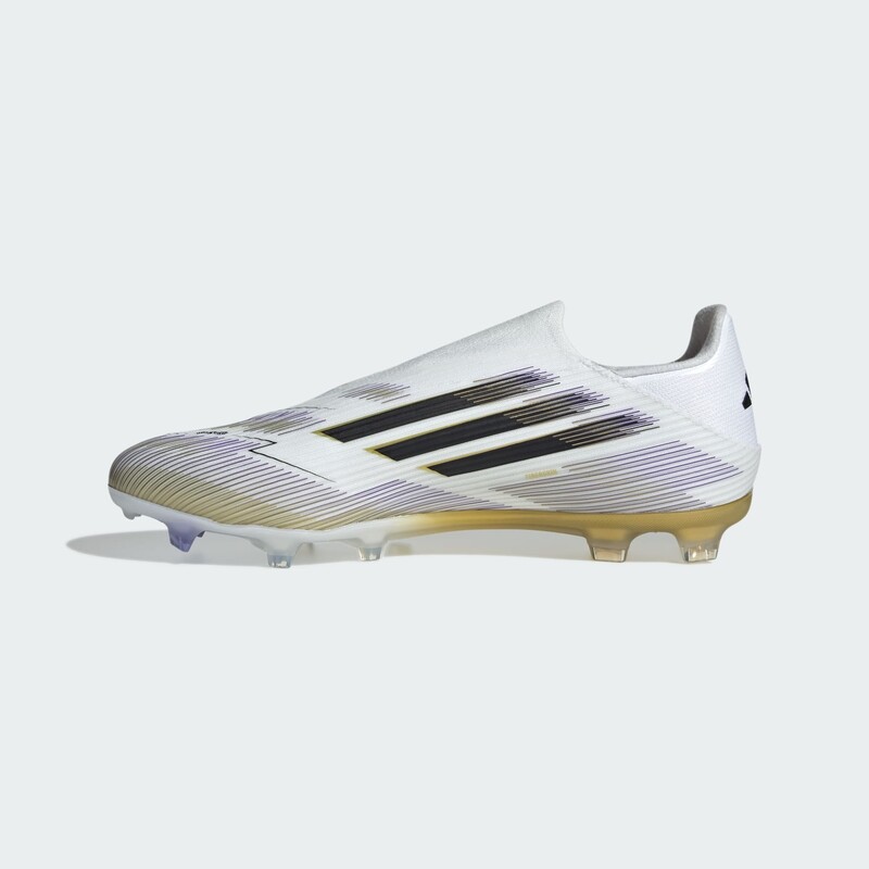 adidas F50 League Laceless FG/MG "White/Gold" | JH7736