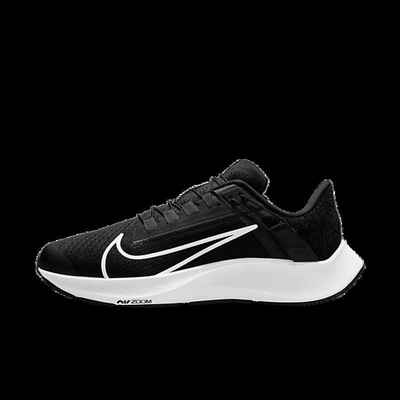 Nike Air Zoom Pegasus 38 FlyEase Black White (W) | DA6700-001/DA6698-001