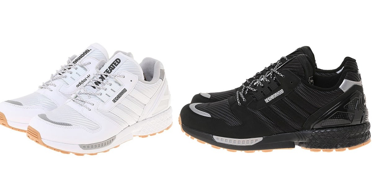 Two adidas ZX 8000s from adidas and Undefeated and NEIGHBORHOOD