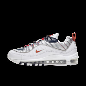 Nike WMNS Air Max 98 Premium 'White/Metallic' | CQ3990-100