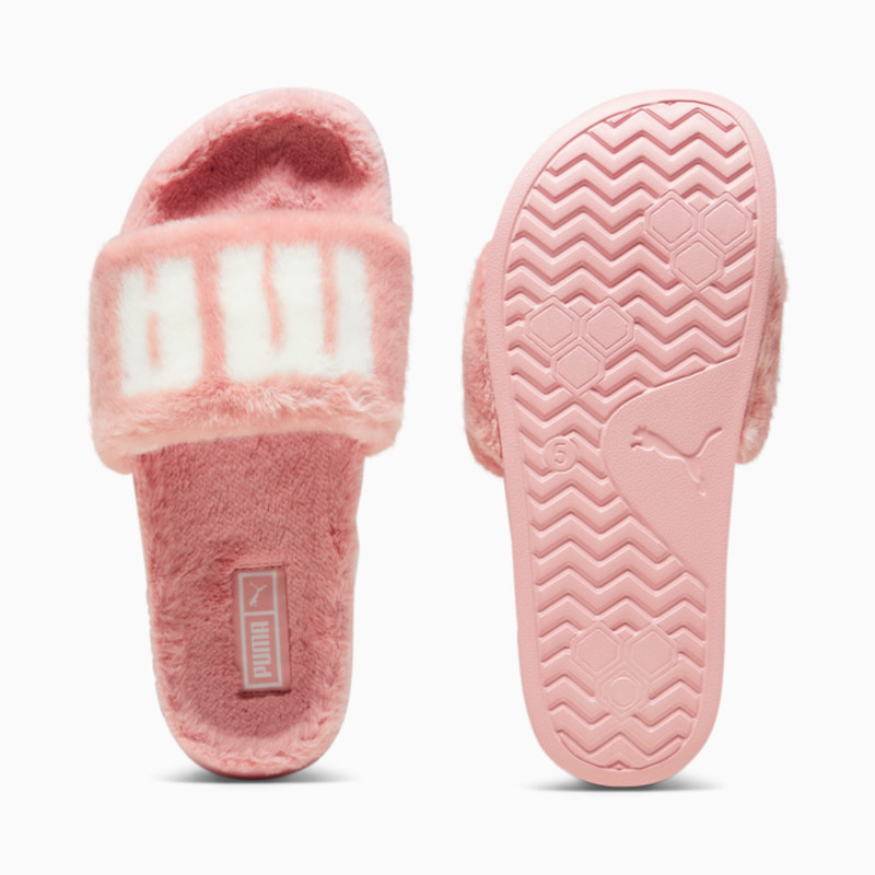 Puma slippers online roze