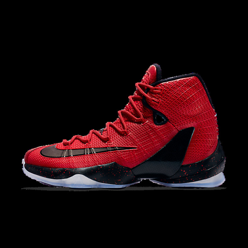 Lebron 13 black hot sale and red