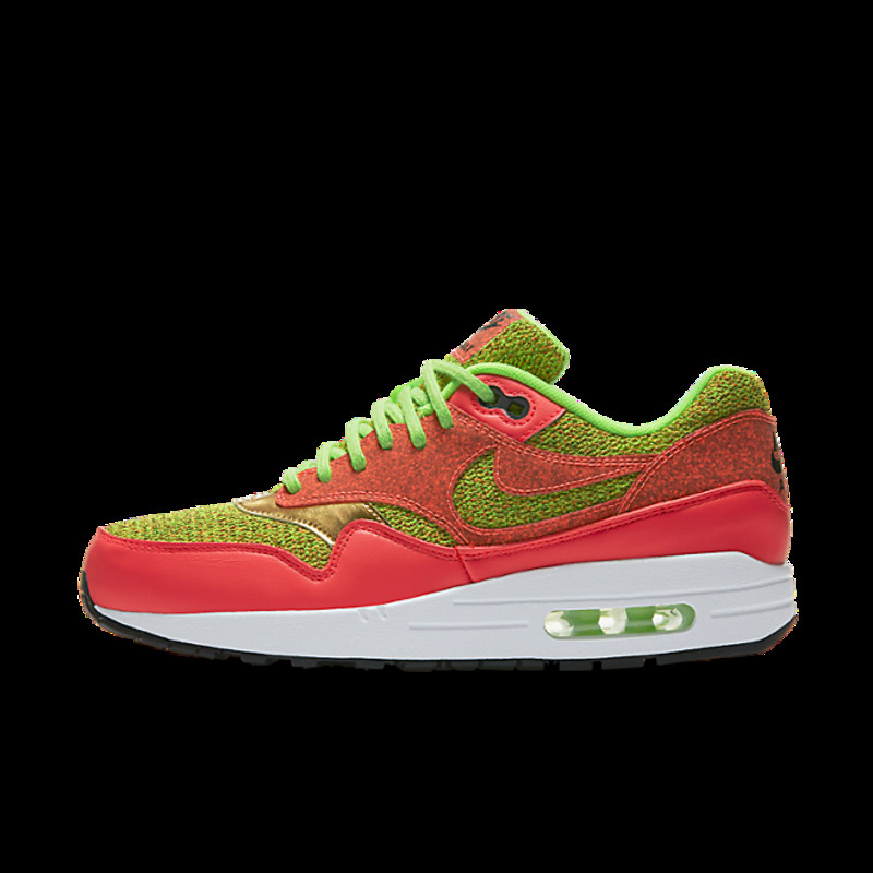 Nike Wmns Air Max 1 SE (Ghost Green/Hot Punch-Ghost Green)-US 6 / EU 36.5 | 881101-300