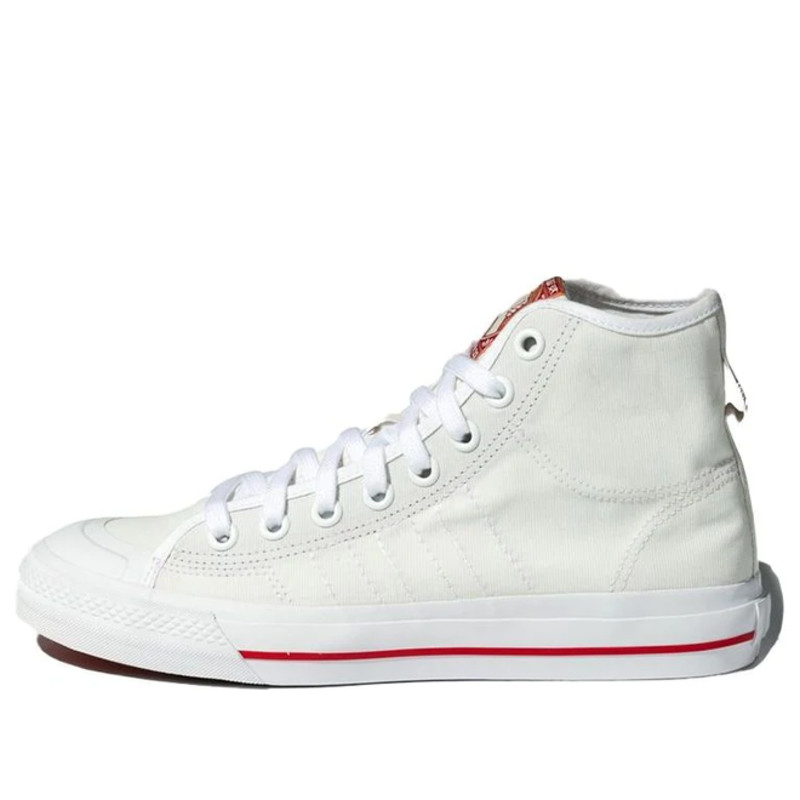 adidas originals Nizza Hi Rf White/Red | FY5237