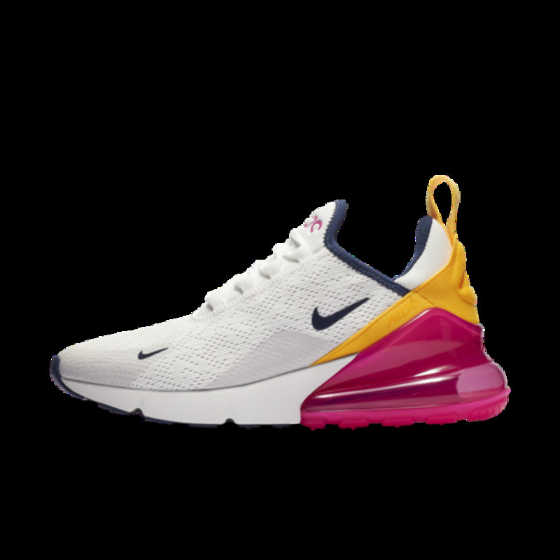 Air max 270 outlet summit white/midnight navy-laser fuchsia