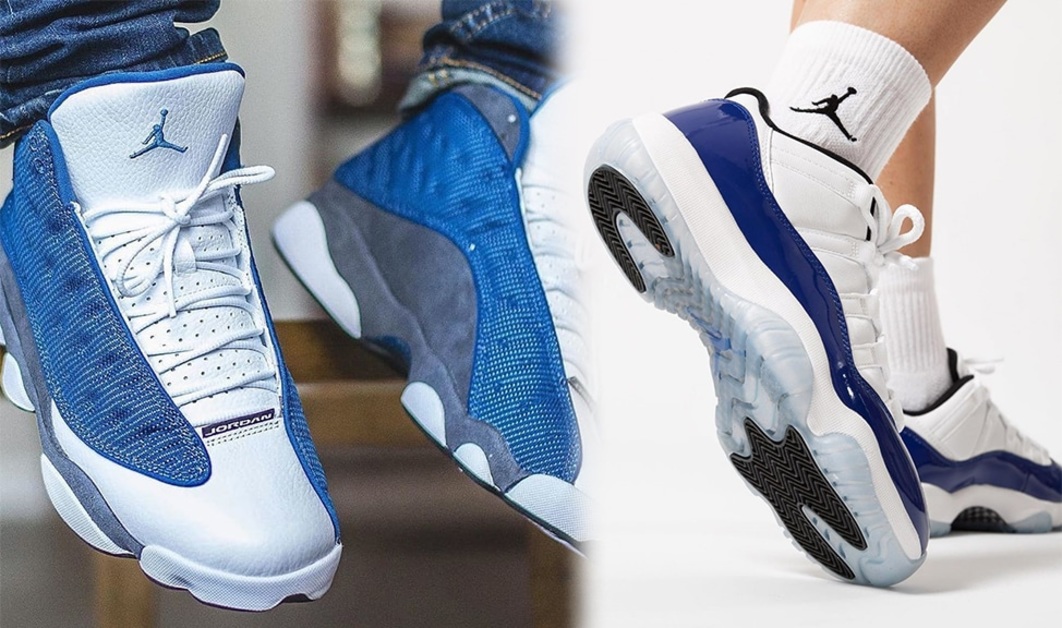 Wo du den Air Jordan 13 "Flint" und Air Jordan 11 "Concord Purple" kaufen kannst