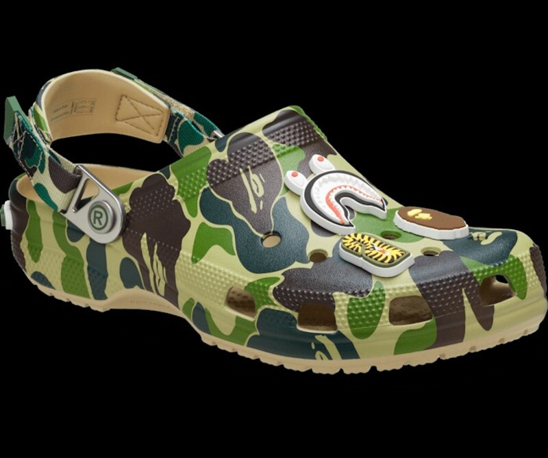 BAPE X Crocs Classic Clog "Green Camo" | 209627-212