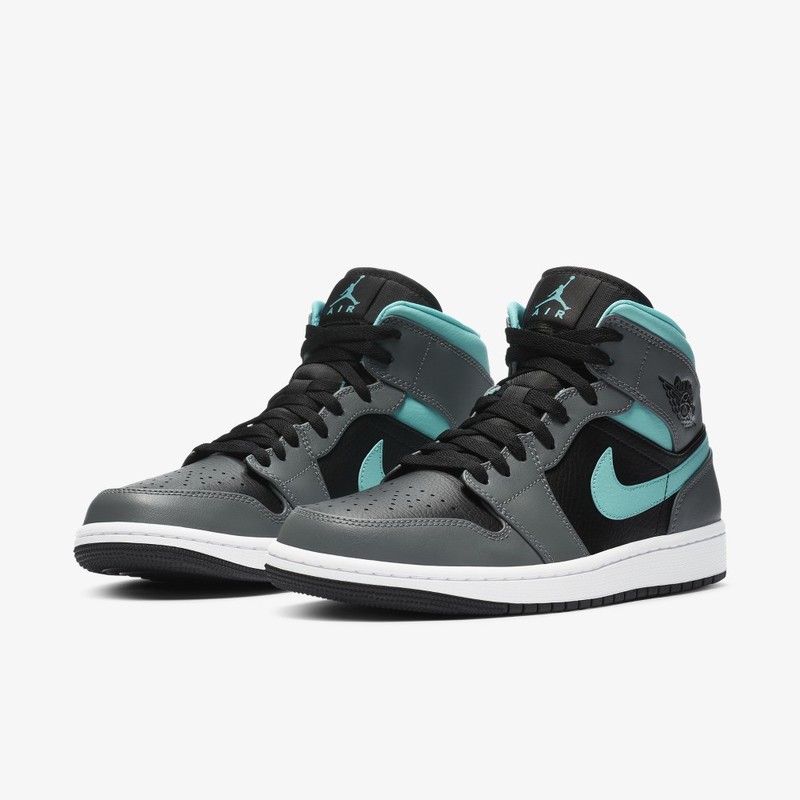 Air Jordan 1 Mid Dark Smoke Grey | 554724-063