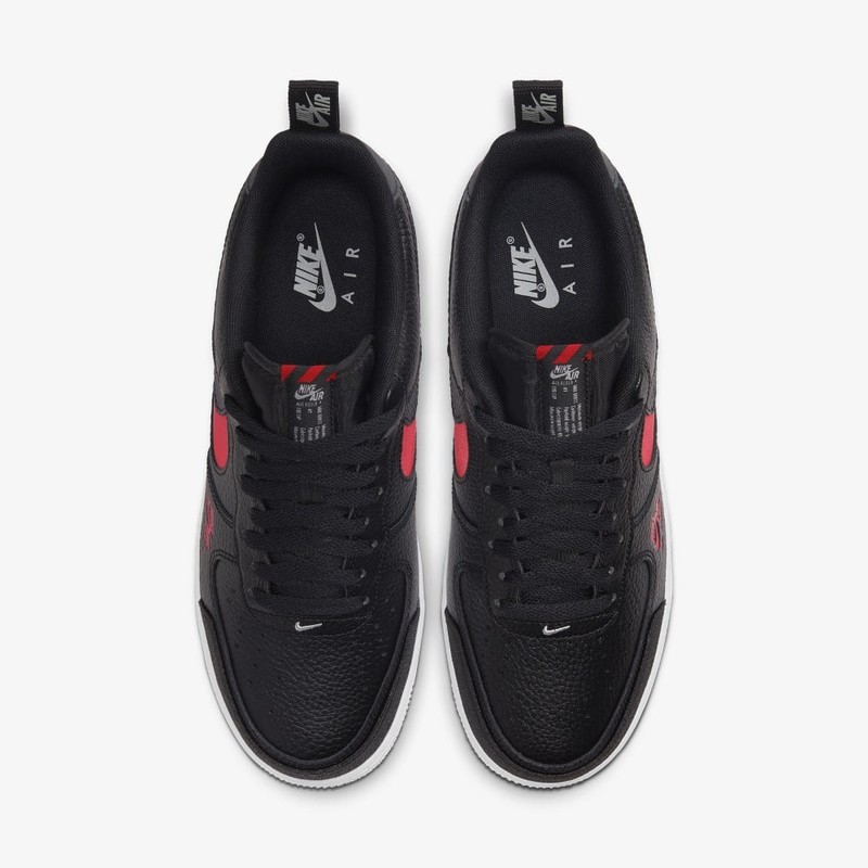 Nike Air Force 1 Utility Reflective Black/Red | CW7579-001