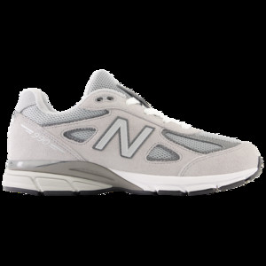 New Balance 990v4 Big Kid 'Kool Grey Silver Filigree' | GC990GR4