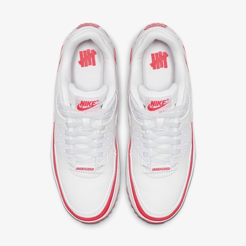 UNDFTD x Nike Air Max 90 White/Solar Red | CJ7197-103