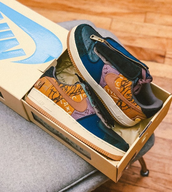 Special Shoe Box for Travis Scott x Nike Air Force 1 "Cactus Jack"