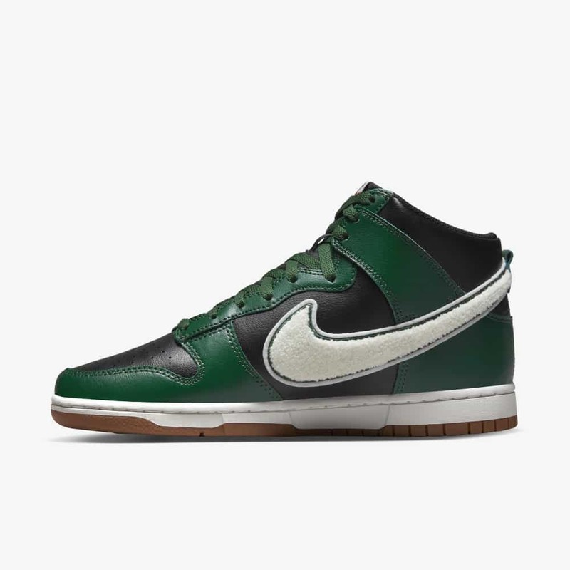 Nike Dunk High Chenille Swoosh Green | DR8805-001