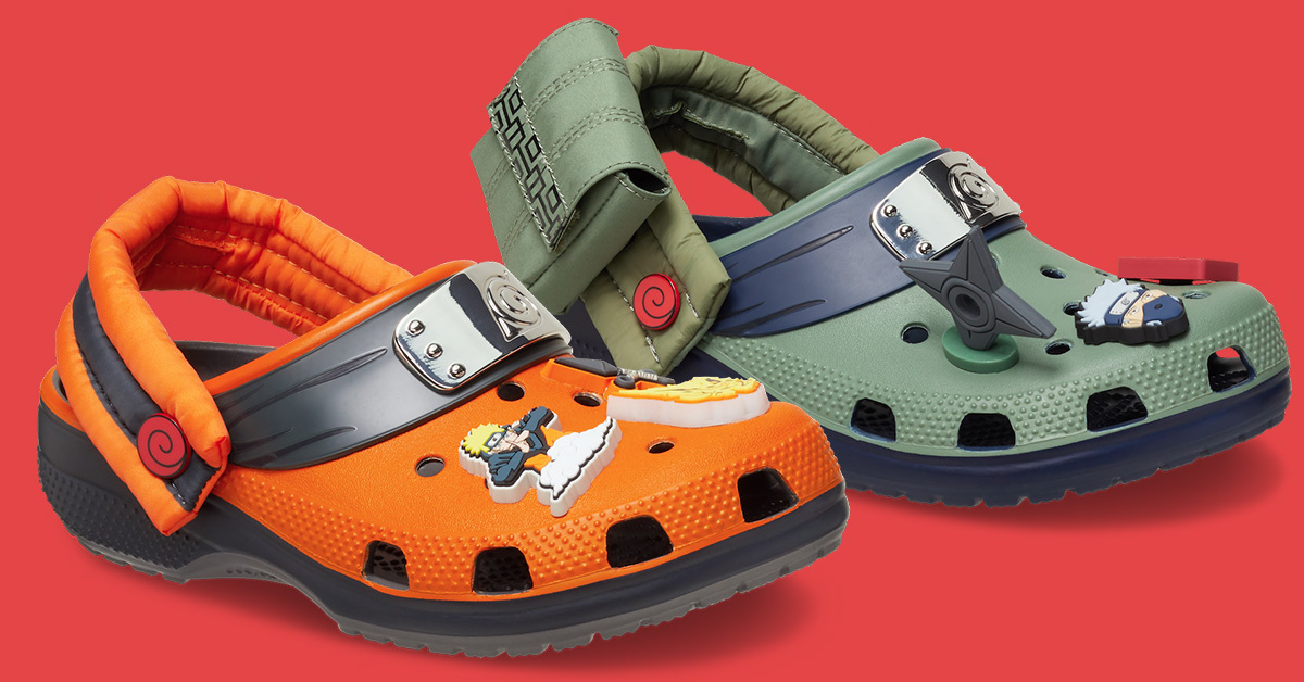 Crocs droppt stylische Clogs in Zusammenarbeit mit Naruto Uzumaki und Kakashi Hatake
