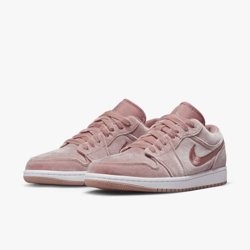 Air Jordan 1 Low Pink Velvet | DQ8396-600