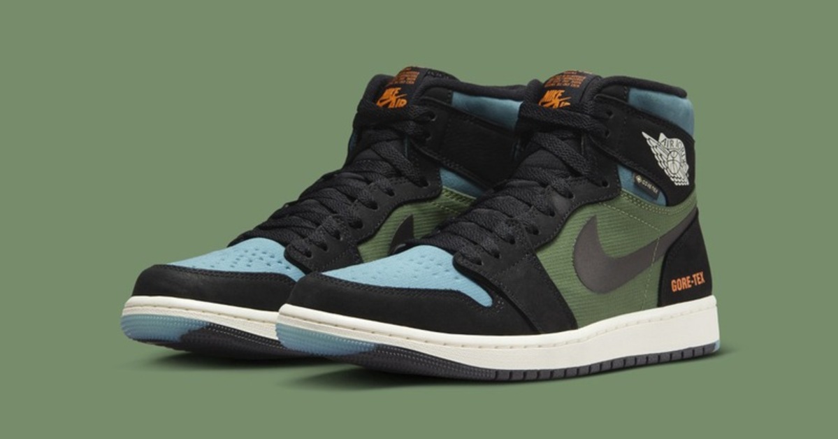 First Images of the Air Jordan 1 Element GORE-TEX "Sky J Light Olive