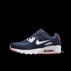 Air max 90 midnight hotsell navy/white/university red