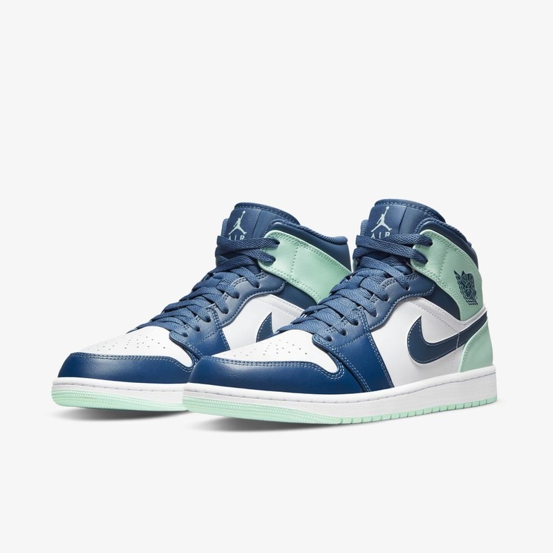 Air Jordan 1 Mid Blue Mint | 554724-413