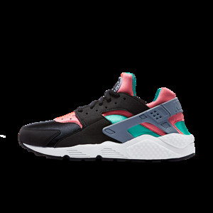 Nike Womens WMNS Huarache Run Black Menta Hot Lava Marathon Running | 634835-003