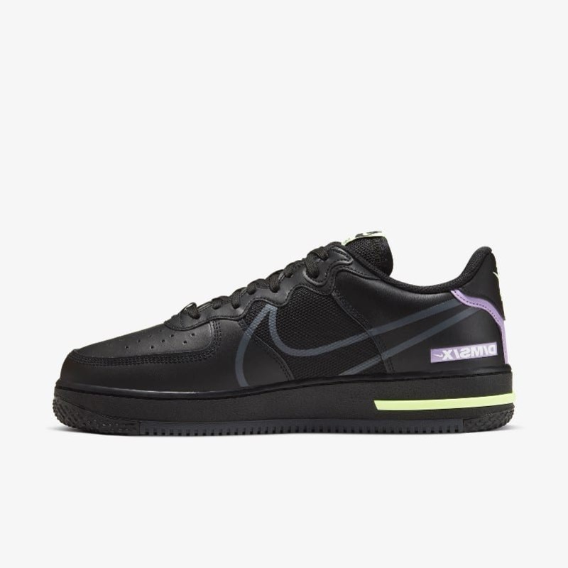 Nike Air Force 1 React D/MS/X Black | CD4366-001