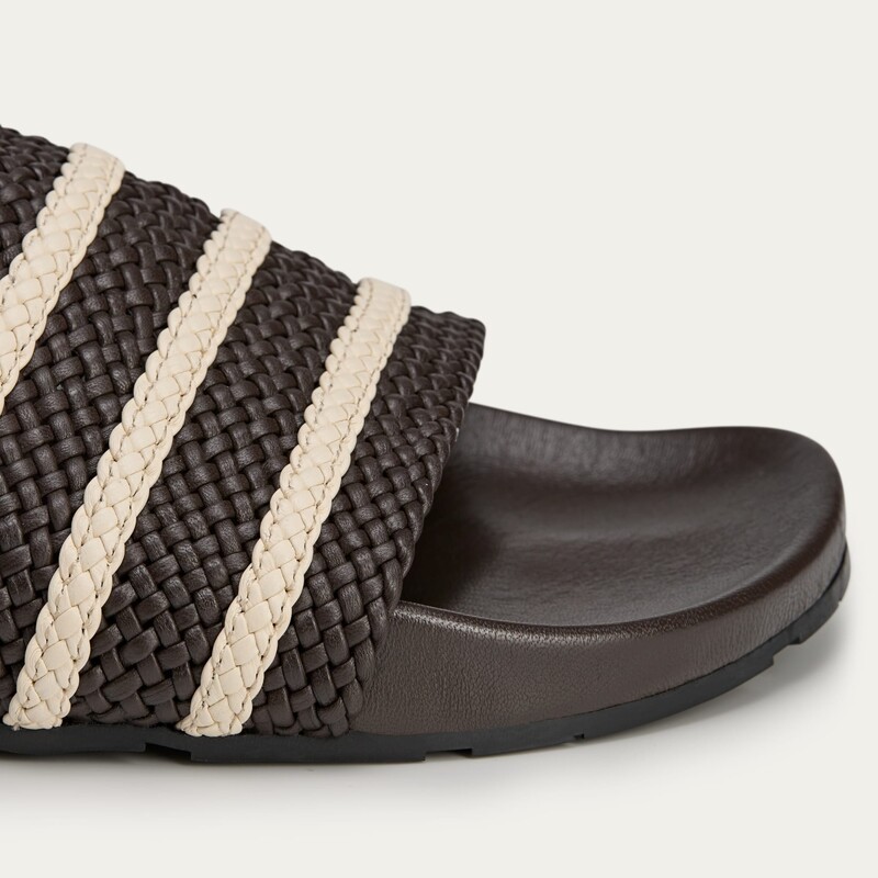 Wales Bonner x adidas Adilette "Dark Brown" | JR0229
