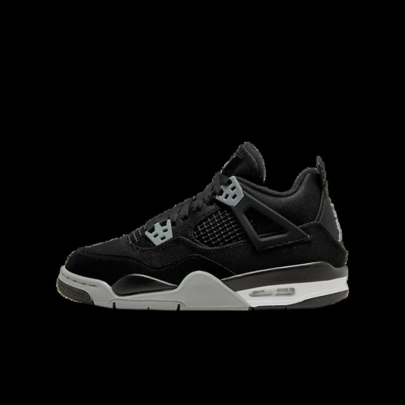 Air Jordan 4 Retro Black Canvas (GS) | DV0553-006
